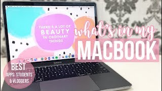 whats in my macBook MUST HAVE apps students amp youtubers [upl. by Marras]