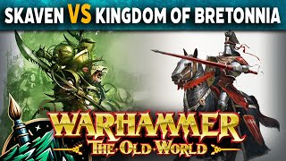 Skaven vs Kingdom of Bretonnia Warhammer The old World Battle Report [upl. by Phare228]