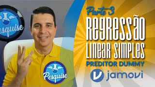 Regressão Linear MUITO FÁCIL Parte 3 Preditor Dummy JAMOVI [upl. by Va]