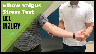 Elbow Valgus Stress Test for UCL Injury [upl. by Purington]