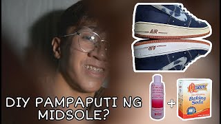 PAANO PAPUTIIN ANG MIDSOLE NG SAPATOS  EFFECTIVE DIY  VLOG02 [upl. by Nosnah]