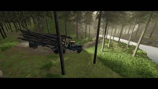 FS22  Skookum Logging LTD Woss BC Fat Truck Cinematic [upl. by Avah]