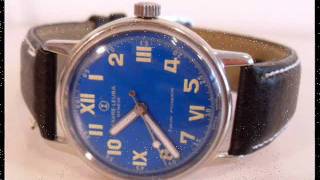 Mens Vintage Favre Leuba Twin Power Handwind Evening Watch [upl. by Anelehs]