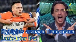 Highlights cronaca LazioInter 02 di Filippo Tramontana in Serie A 2324 [upl. by Dever]