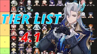 MA TIER LIST GENSHIN 41  On est daccord pas vrai [upl. by Neelyak325]