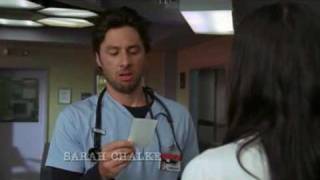 Scrubs S08E01  JD and Courtney Cox [upl. by Enisamoht312]