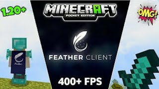 How to Install Feather Client in MCPE full process  Best FPS Boost [upl. by Colt]