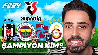 YENİ SEZONDA KİM ŞAMPİYON OLACAK  FC 24 SÜPER LİG YENİ SEZON SİMÜLASYONU [upl. by Jesse]