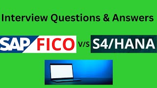 SAP FICO S4HANA Interview  SAP FICO Interview Questions and Answers [upl. by Laverna]