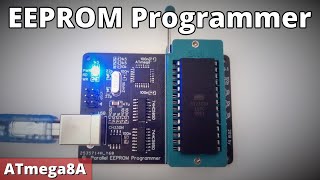 Parallel EEPROM Programmer  ATmega8 [upl. by Lexis]