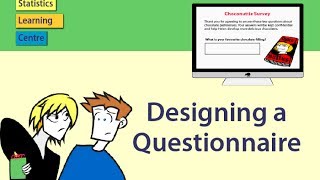 Designing a Questionnaire or Survey  statistics help [upl. by Alli]