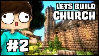 Minecraft Lets Build Church  Part 2 [upl. by Egwin268]