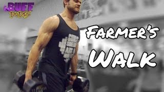 How to Perform the Farmers Walk  Exercise Tutorial [upl. by Yebba]