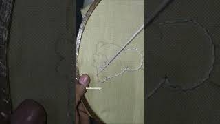 How To Do Stem Stitch For Beginners ytshorts doodleanddesign viralvideo [upl. by Aenea679]