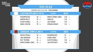 Sandiacre Town CC 2nd XI v Ilkeston Rutland CC 1st XI [upl. by Yuh]