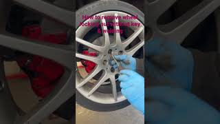 How to remove wheel locking nut without key amp welding youtubeshorts zm motors [upl. by Sieracki]