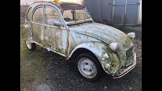 Citroen 2cv Restoration Update [upl. by Aititel636]