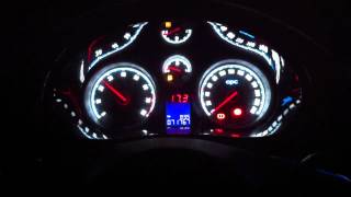 Corsa OPC Custom led changewhitered Shiftlight by Delectronicsgr [upl. by Gertrud766]