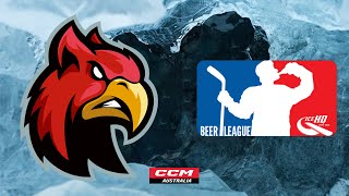 La Trobe Griffins VS Rebels  Div 8  8th September  IceHQ Beer League ice hockey [upl. by Lamson]