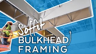 How to Frame a Soffit  Bulkhead with Drywall Grid  Armstrong Ceiling Solutions [upl. by Louls863]