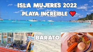 ISLA MUJERES Vamos A El Centro Las Mejores Playas🌴Comiendo Muy Barato Y Mas🔴11 Febrero 2022 [upl. by Ab]