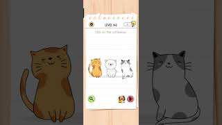 Brain Test All star IQ boost Level 142 Click on the cat below Quick Solution braintest [upl. by Eixid950]