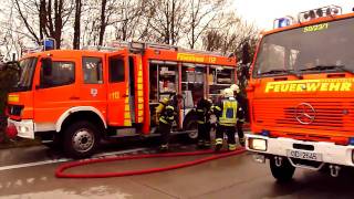 FeuerwehrEinsatz auf der A1  LKW in Flammen  DOKU [upl. by Ordnaxela]