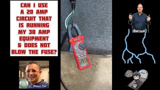 Can I use more amps than a circuit is rated for Can I use 30 A on a 20 amp circuit [upl. by Ardnasyl]