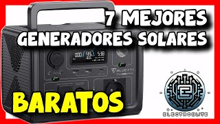 ⚡🔥 Los 7 MEJORES Generadores Solares BUENOS y BARATOS de Amazon 2024✅CalidadPrecio Portátiles [upl. by Dihahs]