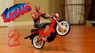 SPIDERMAN Stop Motion Action Video Part 2 [upl. by Urial]