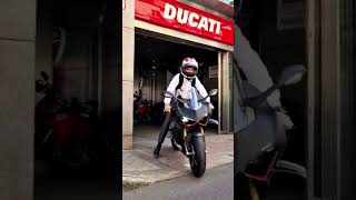 Panigale V4 SP2 sound going Home 🤩 [upl. by Veradi206]