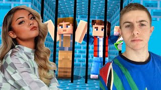 JE MÉVADE DE LA PRISON A WEJDENE ET MICHOU SUR MINECRAFT [upl. by Gisella]