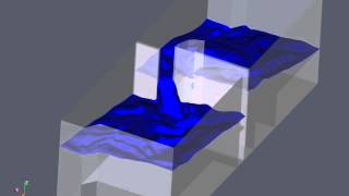 CFD Simulation of Vertical Slot Fishway [upl. by Ynatsyd]