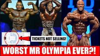 THE WORST MR OLYMPIA EVER TICKETS NOT SELLING [upl. by Gratiana]