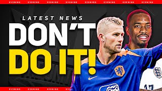 De Ligt IN DANGER United Still Want TONEY Man Utd Transfer News [upl. by Akelahs]