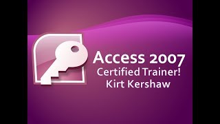 Access 2007 Basics Training Video [upl. by Hertzog]