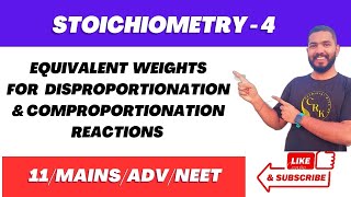 Equivalent Weights for Disproportionation and Comproportionation reactions [upl. by Bordie]