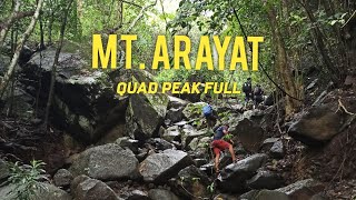 MT ARAYAT QUAD PEAK FULL [upl. by Ahcila]