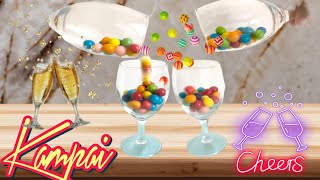 Clang Clang Kampai 🥂candies 😍 asmr satisfying candy [upl. by Asus]