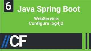 Java Spring Boot  Web Service 6 Log4j2 Properties Configuration Example  Logging to File [upl. by Harneen]