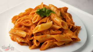 Pasta Plumilla con Salsa de Tomate  quotEl Saborcito Rojoquot [upl. by Anirbed176]