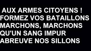 La marseillaise  French National Anthem  Hymne national de la France [upl. by Pontias]