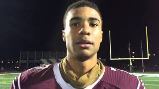 Christian Booker discusses De La Salles offensive success vs Vandebilt Catholic [upl. by Janie]