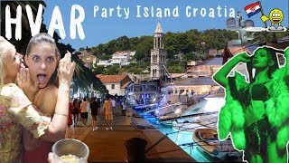 HVAR CROATIA NIGHTLIFE š‡­š‡· Bar Hop Tour Carpe Diem Beach Club [upl. by Genaro497]