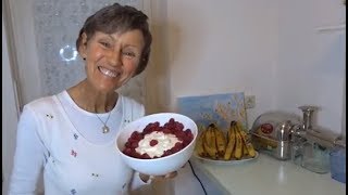 😊 Meine zweite feste Mahlzeit im Wechsel zum Salat 😊 vegan lebendig glutenfrei [upl. by Yluj]