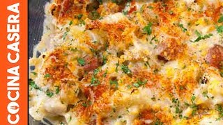 Coliflor al horno con bechamel [upl. by Piscatelli]