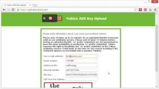 Programming the YubiKey with a YubiOTP Credential [upl. by Einnej]