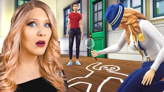 SOMEONE MURDERED MY SIM Sims 4 Murder Mystery Challenge [upl. by Dody]