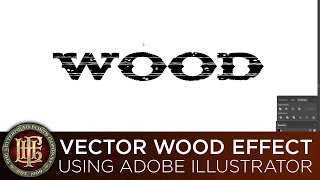 Create a Vector Wood Effect in Adobe Illustrator [upl. by Noyerb994]