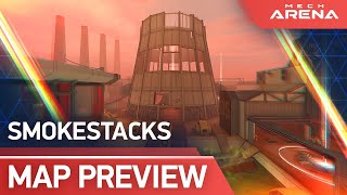 Map preview Smokestacks  CPC  Mech Arena [upl. by Coniah]